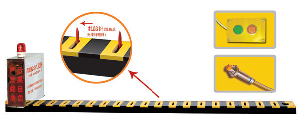 洛阳涧西区V3嵌入式闯岗自动扎胎器/阻车器